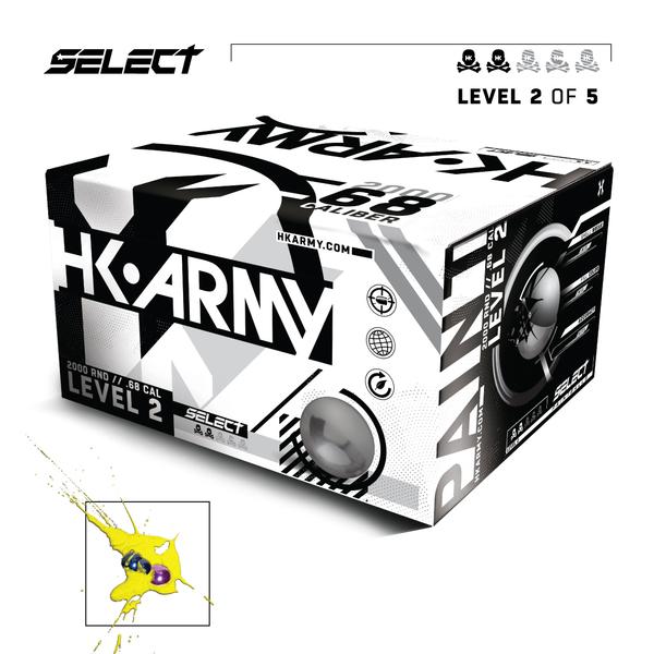 Bolas de Paintball HKarmy Select Level 2 Paintballstgo.cl